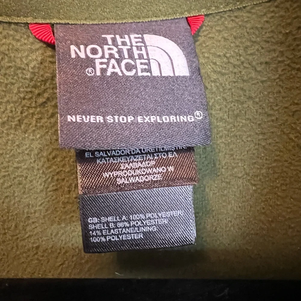 The North Face Apex Bionic Full zip soft shell jacket, olive green Men’s XL Tall
